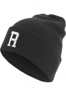 Letter Cuff Knit Beanie R