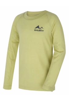 Dětské merino termoprádlo Merbo K set light green