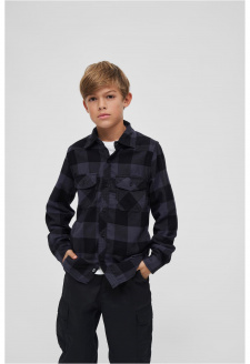 Checkshirt Kids black/grey