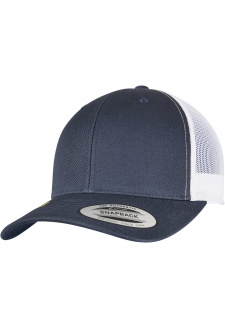 YP CLASSICS RECYCLED RETRO TRUCKER CAP 2-TONE navy/white