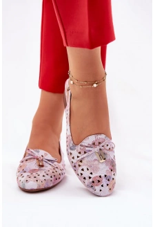 Ażurowe Baleriny Z Odkrytą Piętą Multikolor Navinnia