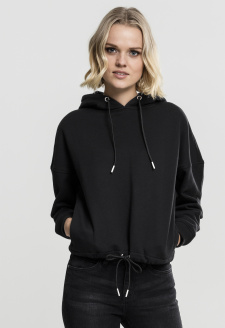 Ladies Kimono Hoody black