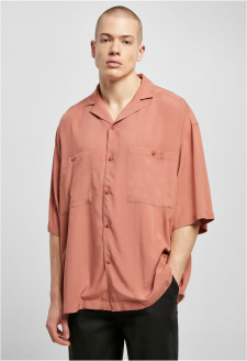 Oversized Resort Shirt terracotta