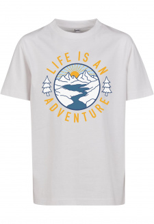 Kids Life Is An Adventure Tee white