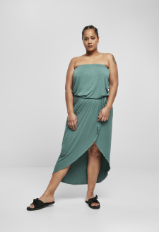 Ladies Viscose Bandeau Dress paleleaf