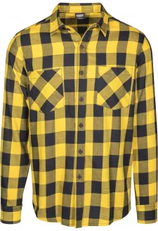 Checked Flanell Shirt blk/honey