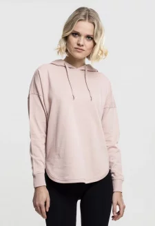 Ladies Oversized Terry Hoody light rose
