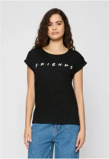 Ladies Friends Logo Tee black