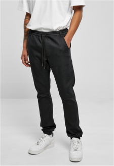 Knitted Denim Jogpants realblack washed