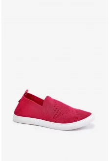 Damskie Tenisówki Slip-on Big Star FF274A605 Fuksja