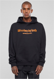 Hustle Ultra Heavy Oversize Hoodie black