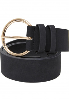 Basic Suede PU Belt black