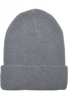 Recycled Yarn Waffle Knit Beanie grey