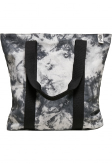 Tie Dye Tote Bag black/white