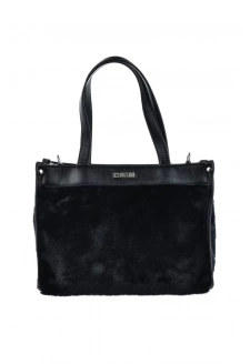 Torebka Kuferek Z Futerkiem Big Star OO574067 Czarna
