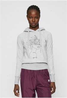 Ladies One Line Fruit Hoody grey