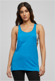 Ladies Loose Tank turquoise