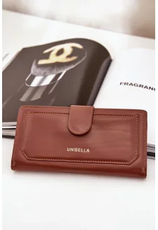 Portfel Damski Z Eko Skóry Brązowy Kalinessa