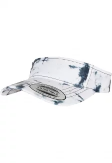 Batik Dye Curved Visor Cap black/white