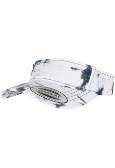 Batik Dye Curved Visor Cap black/white