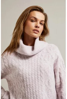 WOMEN'S SWEATER Z-SW-4545 PINK MEL
