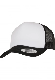 YP Classics® Curved Foam Trucker Cap – White Front black/white/black