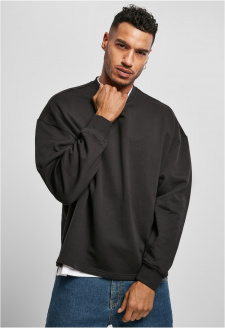 Organic Oversized Boxy Crew black