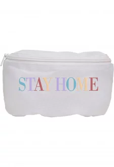 Stay Home Hip Bag white