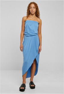 Ladies Viscose Bandeau Dress horizonblue