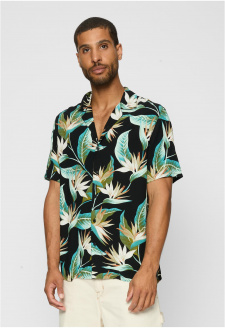 Blossoms Resort Shirt black/blossom