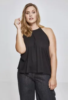 Ladies Neckholder Tanktop black