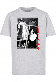 Kids Manga Comic Tee heather grey