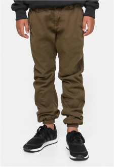 Boys Stretch Jogging Pants olive