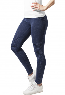 Ladies Denim Jersey Leggings indigo