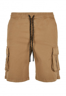 Drawstring Cargo Shorts darksand