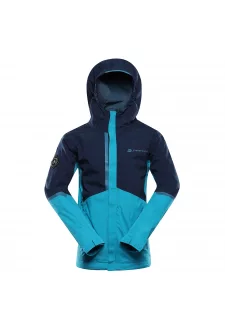 Dětská bunda s ptx membránou ALPINE PRO NOREMO 2 caribbean sea