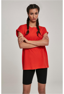 Ladies Extended Shoulder Tee bloodorange