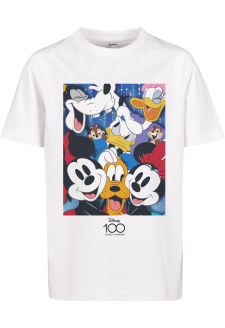 Kids Disney 100 Mickey & Friends Tee white