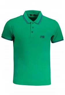 PÁNSKE PÁNSKE ZELENÉ PÁNSKE POLO KRÁTKE RUKÁVY TRIEDY CAVALLI