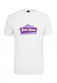 Stay Home Tee white