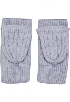 Open Mitten heathergrey