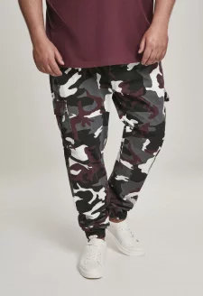 Camo Cargo Jogging Pants 2.0 wine camo