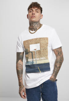 Raised By The Streets Tee white