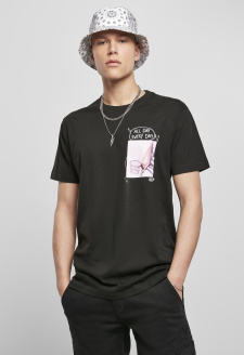 All Day Every Day Pink Tee black
