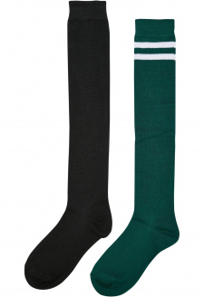 Ladies College Socks 2-Pack black/jasper