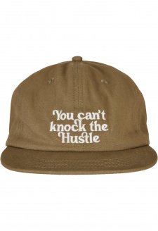 Knock the Hustle Strapback Cap olive/offwhite