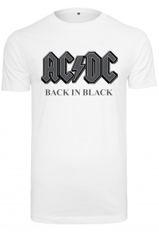 ACDC Back In Black Tee white