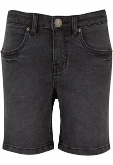 Boys Relaxed Fit Jeans Shorts black washed